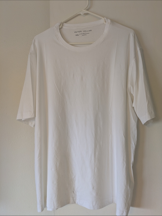Peter Millar Other - Peter Millar White Short Sleeve Crew Tee- XXL (NWOT)